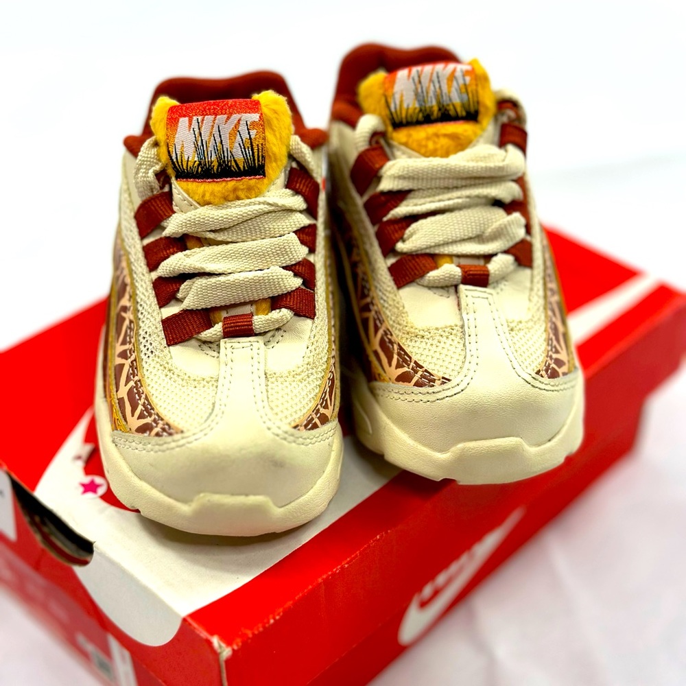 Nike Air Max 95 TD Giraffe Cream Size 6C